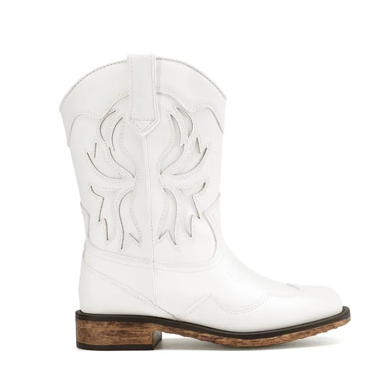 Kids’ Slip-On Roomy Toe Cowboy Boots