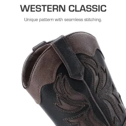 Kids’ Slip-On Roomy Toe Cowboy Boots