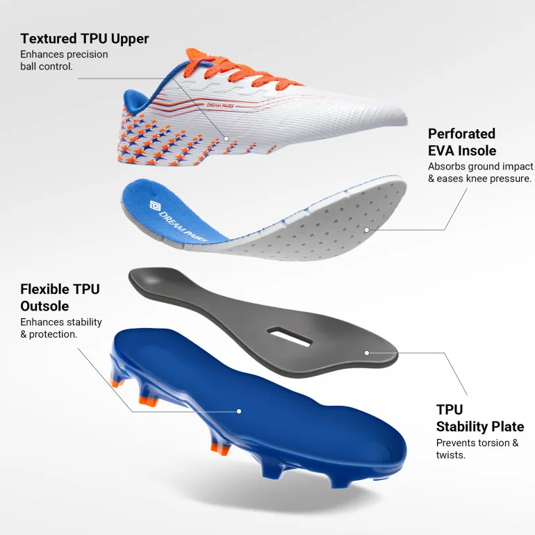 Kids’ Soccer Cleats with Three-Zone Studs