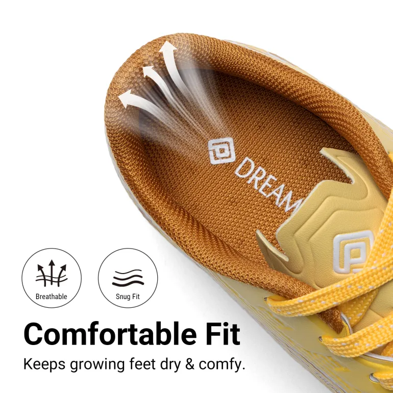 Kids’ Soccer Cleats with Three-Zone Studs