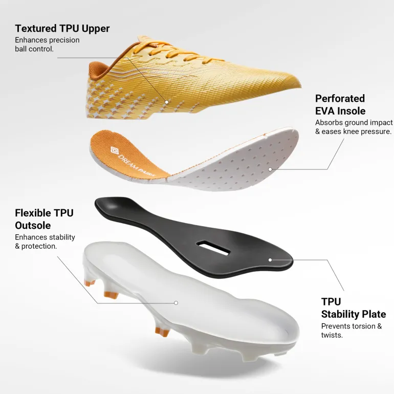 Kids’ Soccer Cleats with Three-Zone Studs