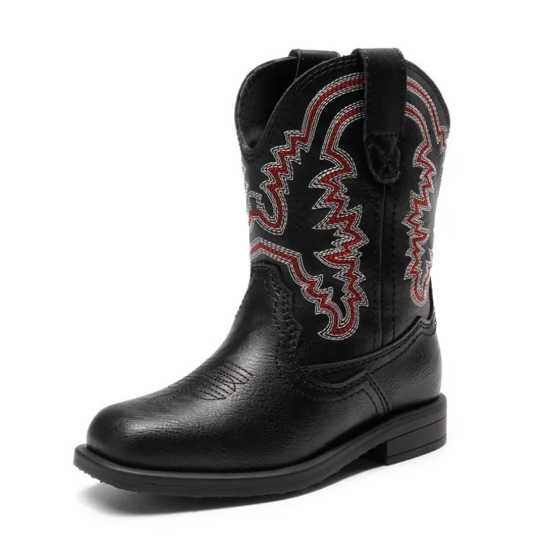 Kids Square-Toe Western Cowboy Boots
