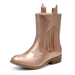 Kids Star Tassel Cowgirl Boots