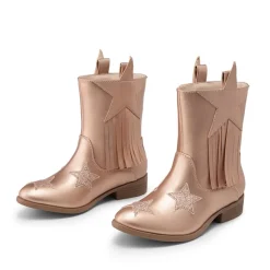 Kids Star Tassel Cowgirl Boots