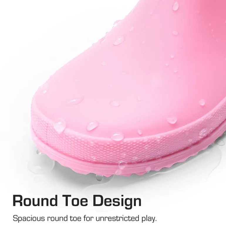 Kids’ Waterproof Drawstring Rain Boots