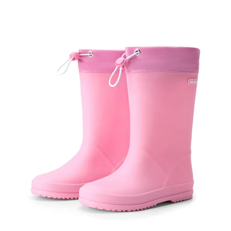 Kids’ Waterproof Drawstring Rain Boots