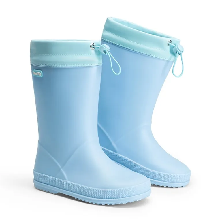 Kids’ Waterproof Drawstring Rain Boots