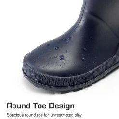 Kids’ Waterproof Drawstring Rain Boots