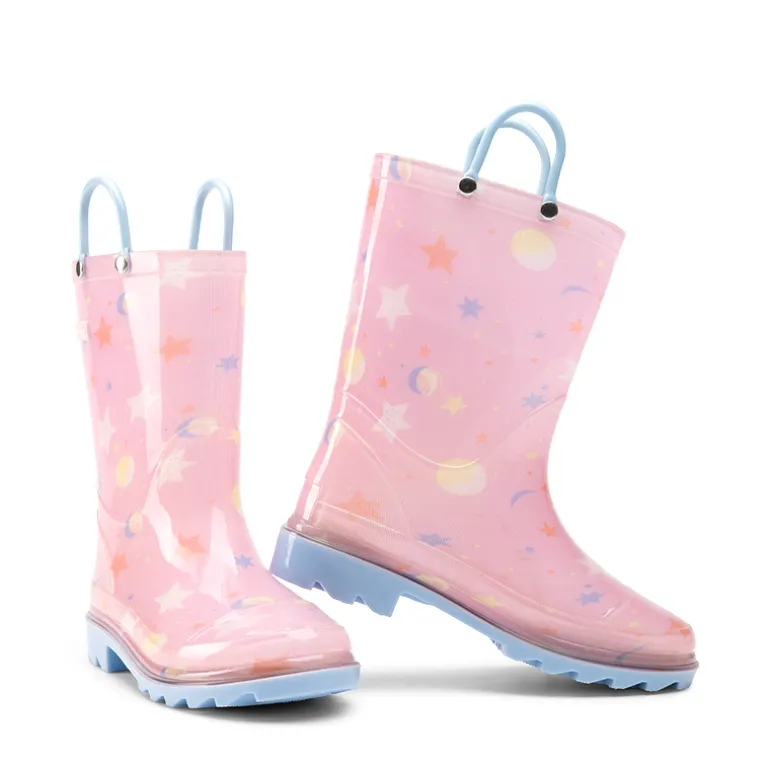 Kids’ Waterproof Handle-Top Rain Boots