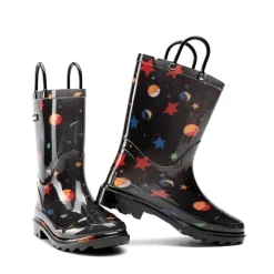Kids’ Waterproof Handle-Top Rain Boots