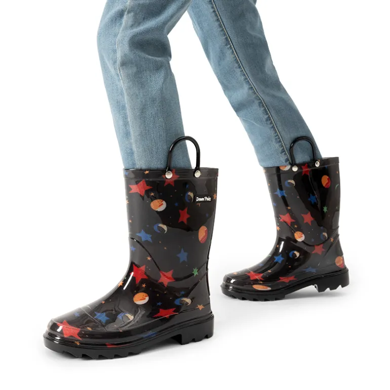 Kids’ Waterproof Handle-Top Rain Boots