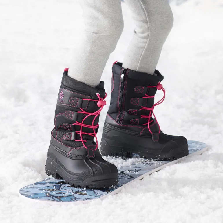 Kids Waterproof Shell Bottom Snow Boots