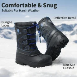 Kids Waterproof Shell Bottom Snow Boots