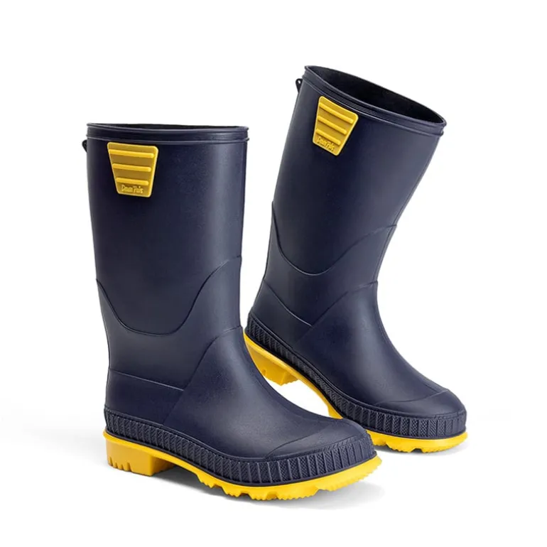 Kids’ Waterproof Slip-On Rain Boots