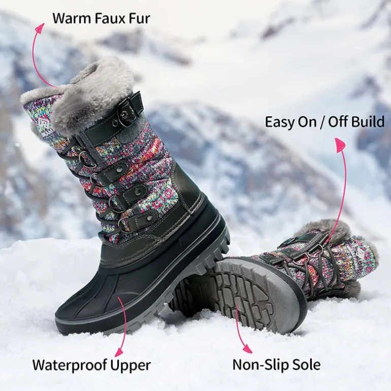 Kids Waterproof Snow Boots