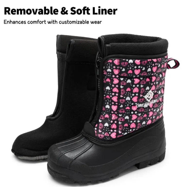 Kids Waterproof Snow Boots for boys and girls
