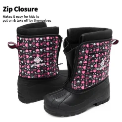 Kids Waterproof Snow Boots for boys and girls