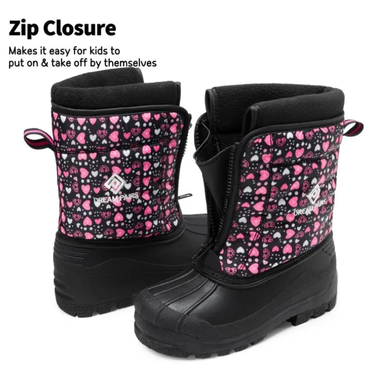 Kids Waterproof Snow Boots for boys and girls