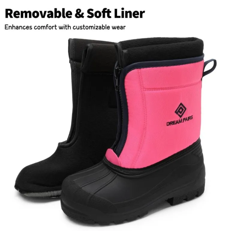 Kids Waterproof Snow Boots for boys and girls