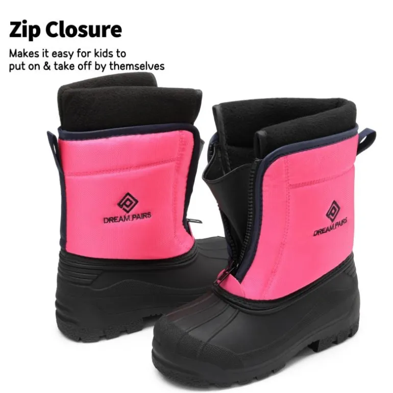 Kids Waterproof Snow Boots for boys and girls