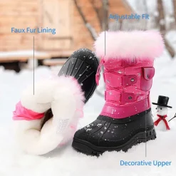 Kids Waterproof Warm Snow Boots