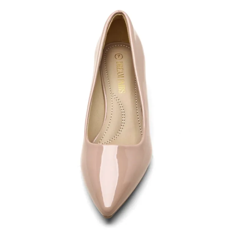 Kitten Heel Pointed Toe Pumps