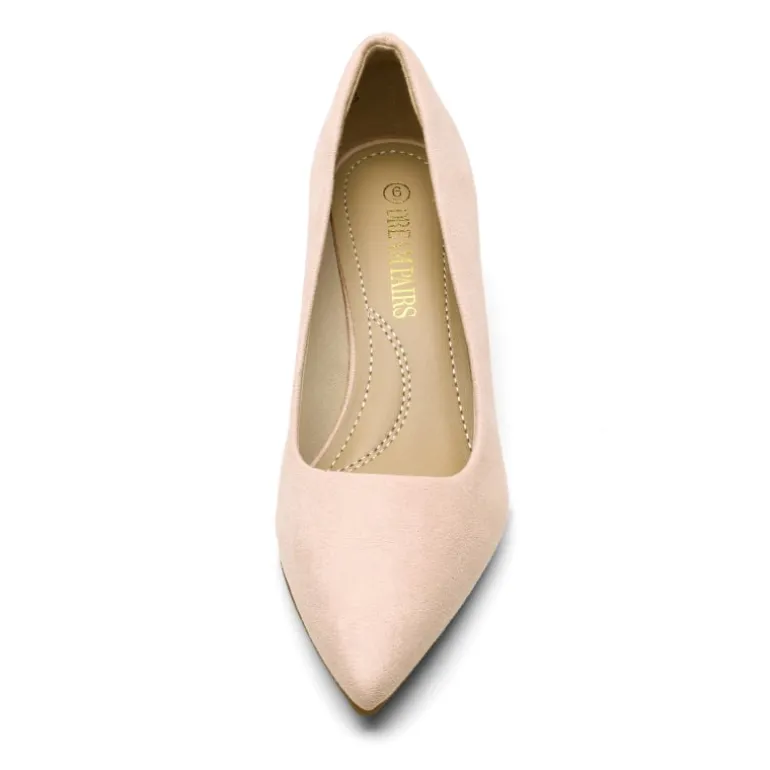 Kitten Heel Pointed Toe Pumps