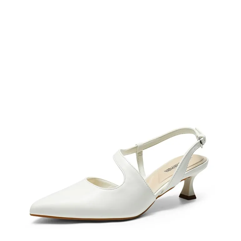 Kitten Heel Slingback Pumps