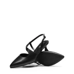 Kitten Heel Slingback Pumps