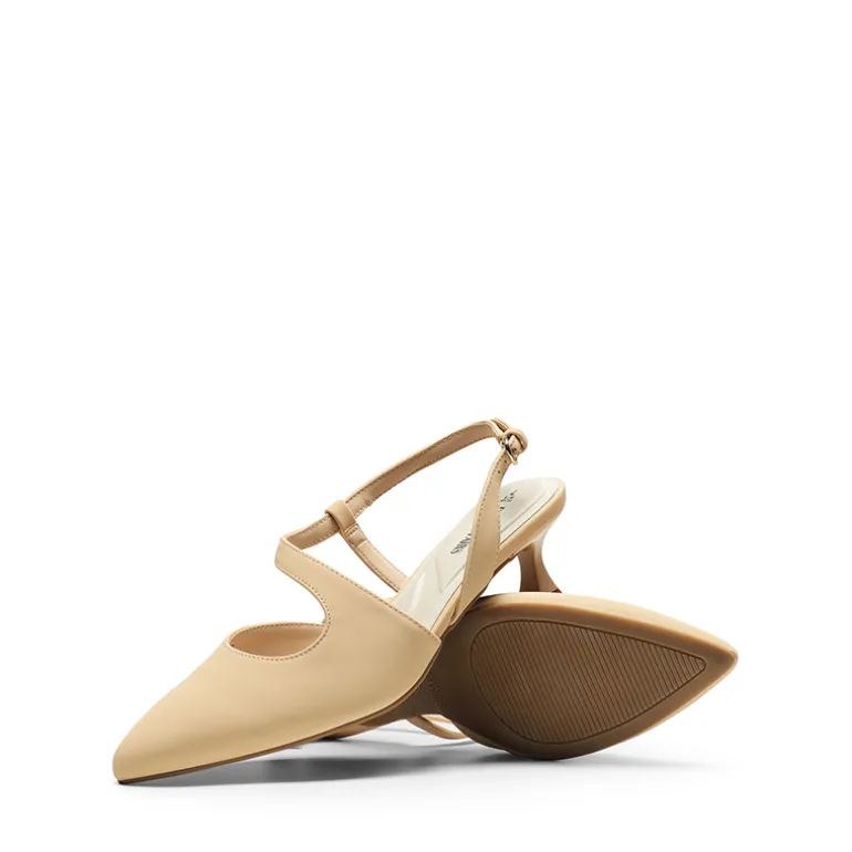 Kitten Heel Slingback Pumps