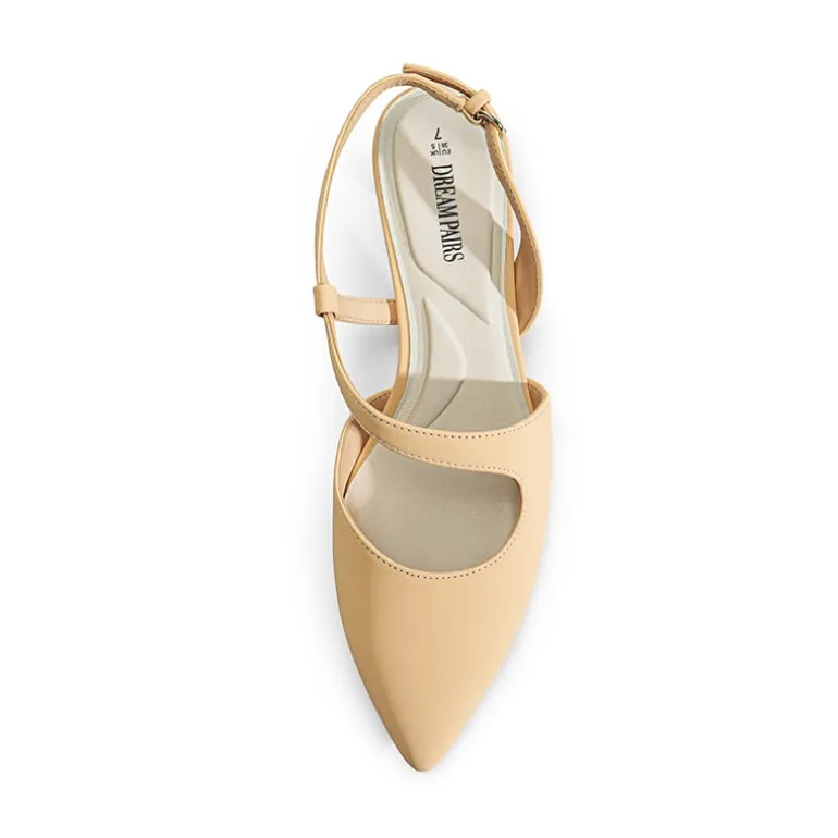 Kitten Heel Slingback Pumps