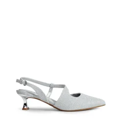 Kitten Heel Slingback Pumps