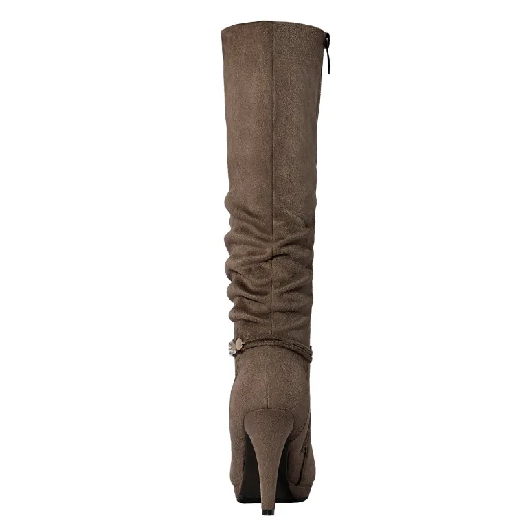 Knee High Platform Heel Boots