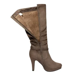 Knee High Platform Heel Boots