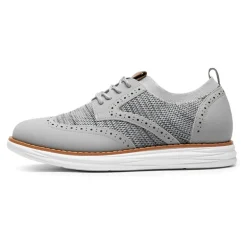 [KnitFlex SmartCraft+] Men's Cushioned Wingtip Oxford Shoes