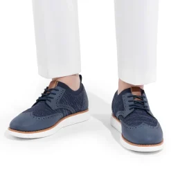 [KnitFlex SmartCraft+] Men's Cushioned Wingtip Oxford Shoes