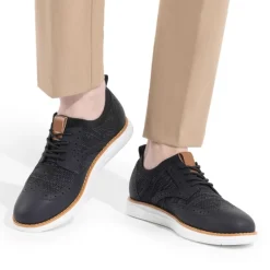 [KnitFlex SmartCraft+] Men's Cushioned Wingtip Oxford Shoes