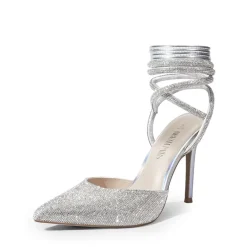 Lace-Up High Stilleto Pumps