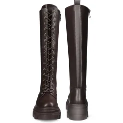 Lace Up Knee High Boots