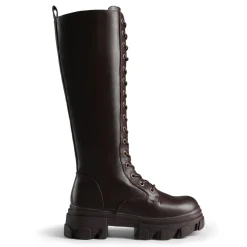 Lace Up Knee High Boots