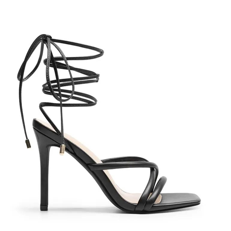 Lace Up Strappy Stilleto Sandals