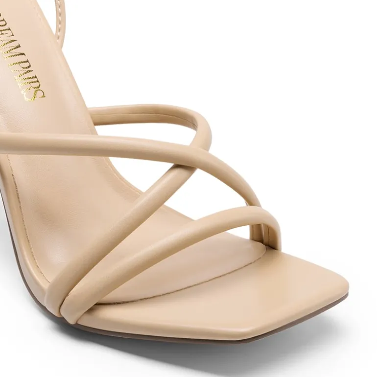 Lace Up Strappy Stilleto Sandals