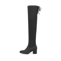 Laurence Chunky Heel Thigh High Boots