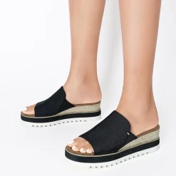 Lightweight Canvas Upper Wedge Sandals