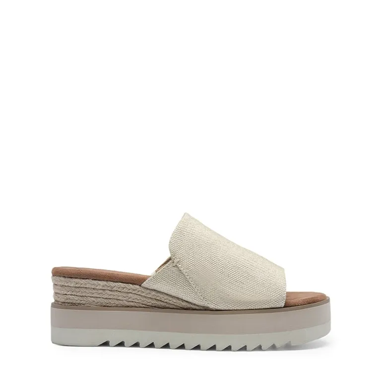 Lightweight Canvas Upper Wedge Sandals