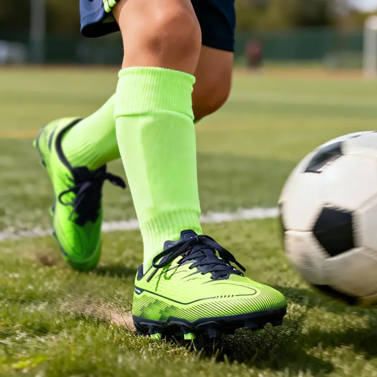 Lightweight Three-Zone Stud Kids' Soccer Cleats for Boys & Girls