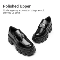 [Livia] Lug Sole Chunky Platform Loafers