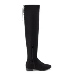 Low Heel Thigh High Boots