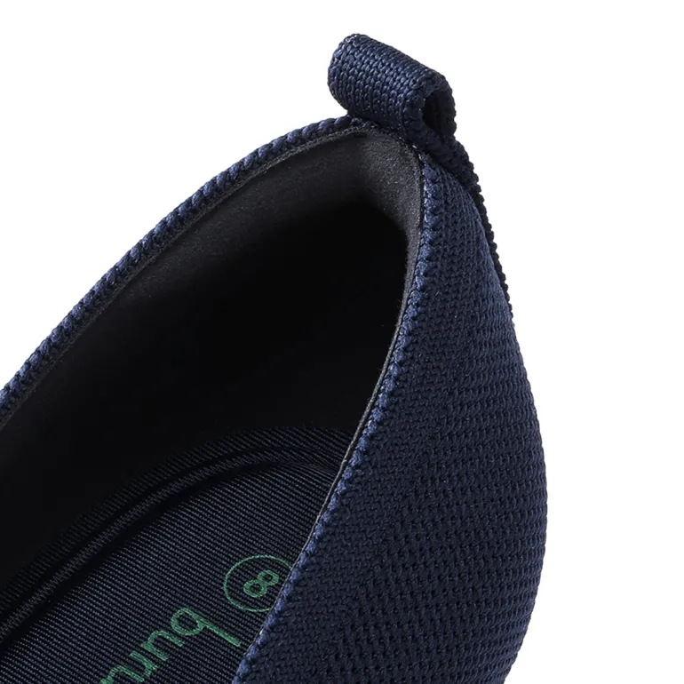 Low Kitten Heel Knit Pumps