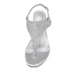 Low Wedge Dress Sandals